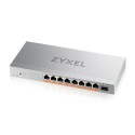 Zyxel Switch unmanaged Layer2 8 Port &bull 8x 10/2.5 GbE &bull 1x SFP+ &bull PoE Budget 100 Watt &bull 8x PoE bt &bull Desktop &
