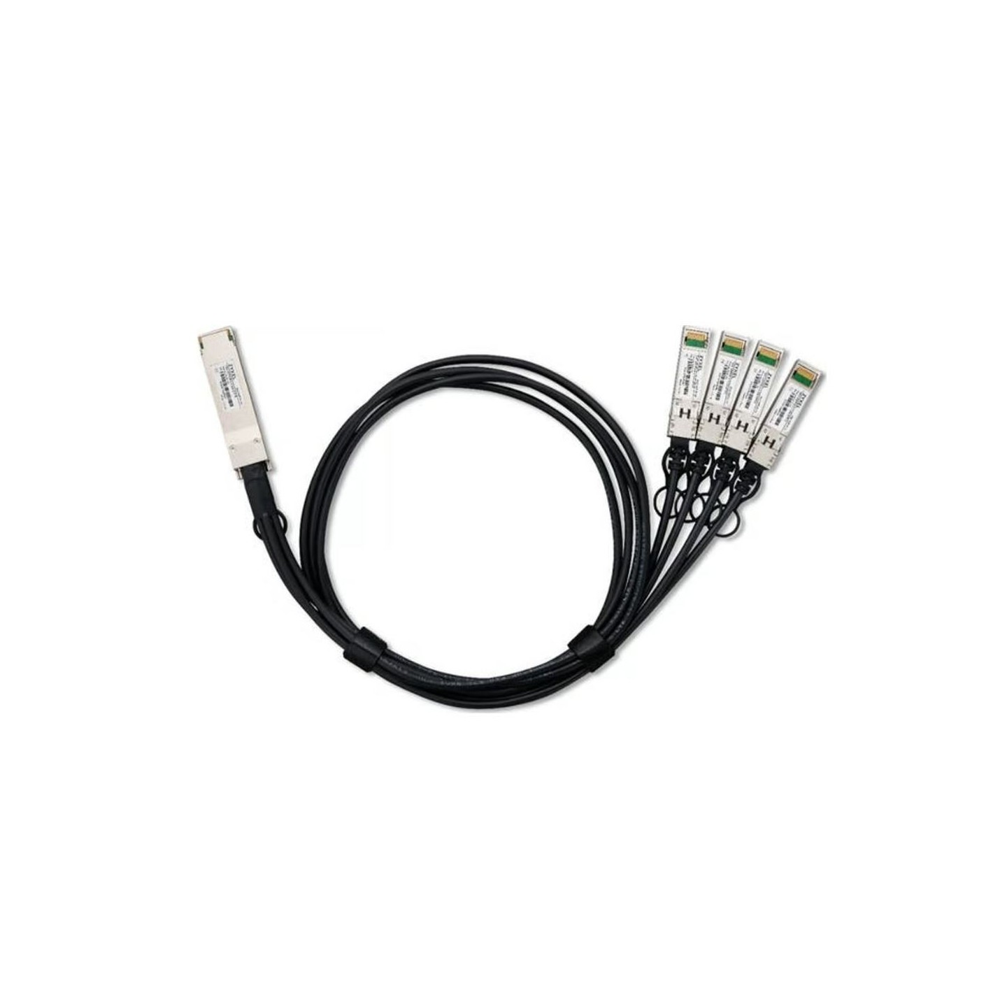 Zyxel Switch Stacking Kabel für 100G QSFP28 zu 4 x 25G SFP28, DAC100F25-3M - 244603 - 2