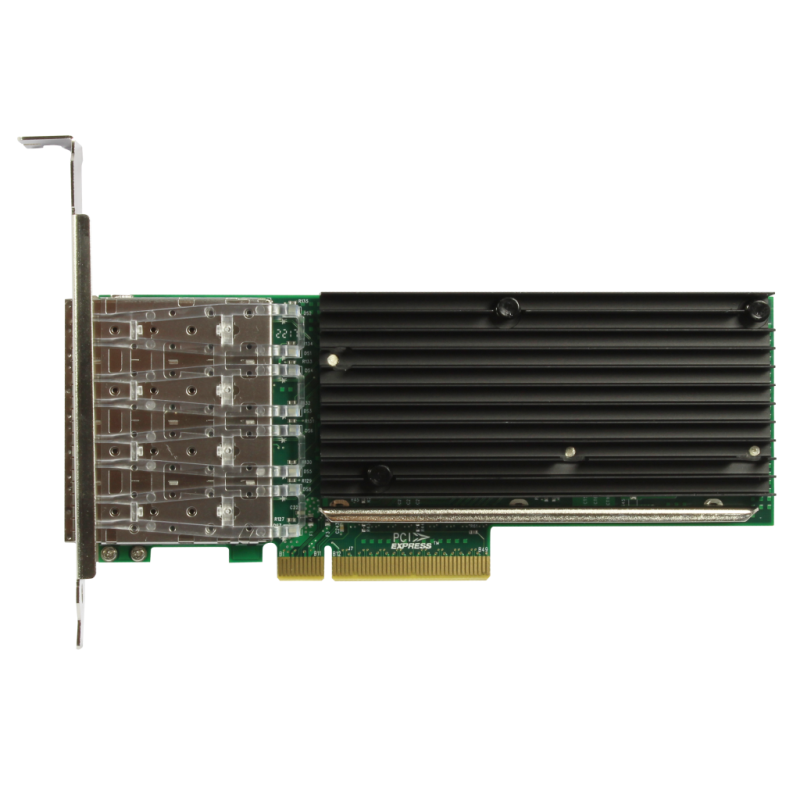 ALLNET PCIe 10G x8 Quad SFP+ Fiber NIC Server Adapter - ALL0141-4SFP+-10G - 227543 - 1