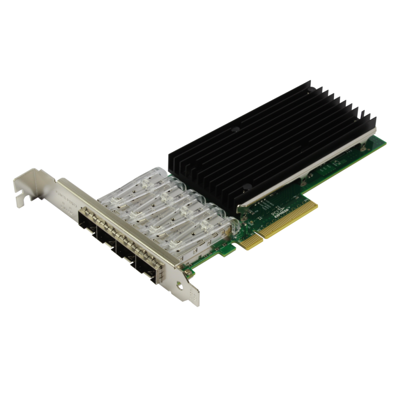 ALLNET PCIe 10G x8 Quad SFP+ Fiber NIC Server Adapter - ALL0141-4SFP+-10G - 227543 - 2