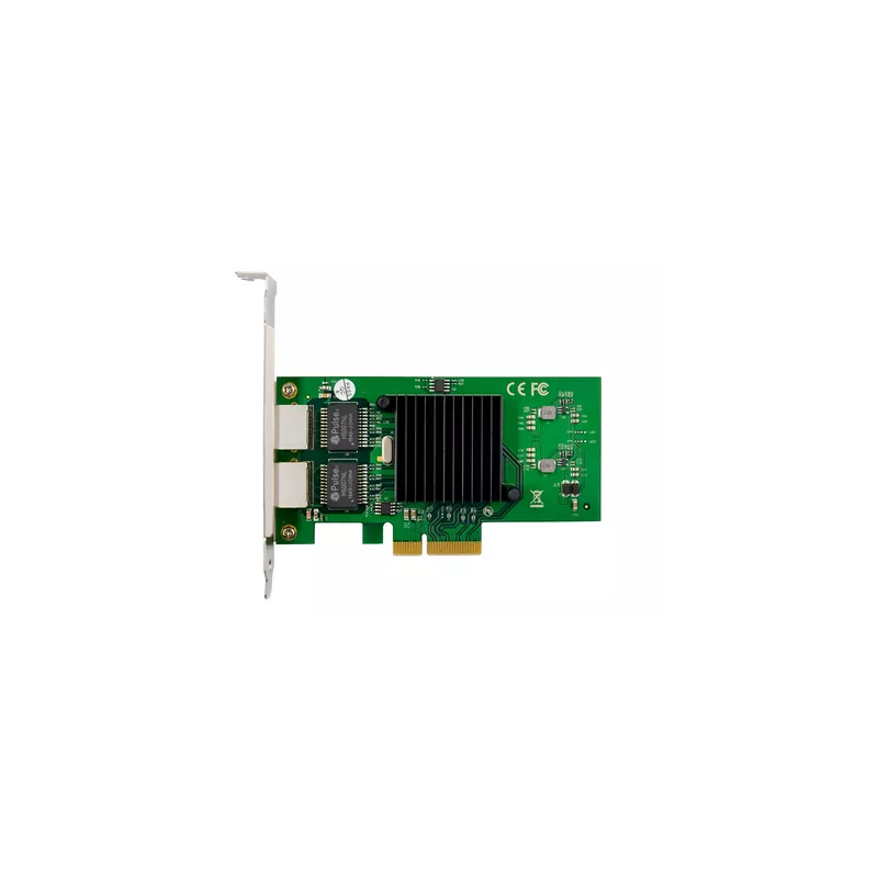 ALLNET PCIe 1G X4 Dual Port Gigabit Server Adapter- Copper RJ45 - ALL0133v2-2-GB-TX - 232139 - 2