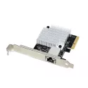ALLNET PCIe 10G X4 10G/5G/2,5G/1GBit Single Port PCIe LAN Card - Copper RJ45 "NbaseT" ALL0138v4-1-10G-TX - 232147 - 1