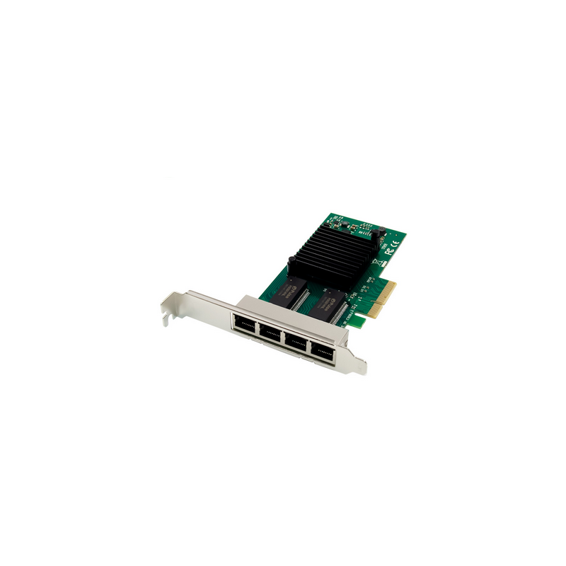 ALLNET PCIe 1G x4 Quad Port Gigabit Server Adapter- Copper RJ45 -I350 - ALL0136v2-4-GB-TX - 248932 - 1