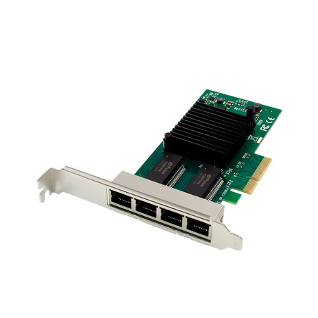 ALLNET PCIe 1G x4 Quad Port Gigabit Server Adapter- Copper RJ45 -I350 - ALL0136v2-4-GB-TX - 248932 - 1