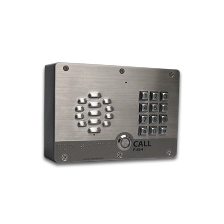 Cyberdata IP Intercoms - SIP Outdoor Intercom with Keypad - 102159 - 1