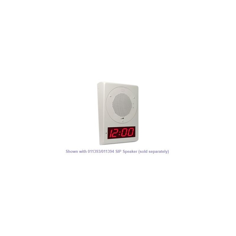 Cyberdata Zubehör - Wall Mount Clock Kit (RAL 9003, Signal White) - 138323 - 1