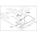 Cyberdata IP Paging - SIP Ceiling Tile Drop-In Speaker - 138358 - 2