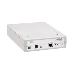 Portech VoIP SIP IP Gateway IS-381 1 Port IP Gateway 1x 3,5mm Outputs, 1x NO-Contacts - 149894 - 1
