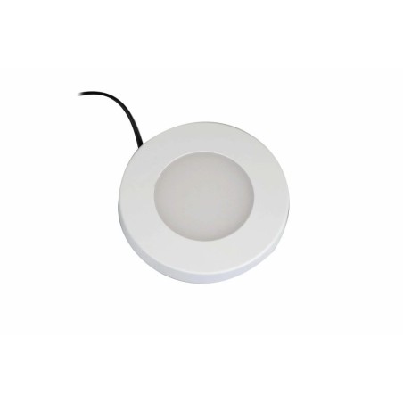 Synergy 21 Downlight Round / 3000K Weiß / 12V / 76Ø x 10mm Möbelleuchte mit AMP Stecker - 248388 - 1