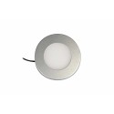 Synergy 21 Downlight Round / 4000K Silber / 12V / 76Ø x 10mm Möbelleuchte mit AMP Stecker - 248390 - 1