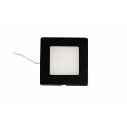 Synergy 21 Downlight Square / 3000K Schwarz / 12V / 76 x 76 x 10mm Möbelleuchte mit AMP Stecker - 248392 - 1
