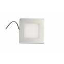 Synergy 21 Downlight Square / 3000K Silber / 12V / 76 x 76 x 10mm Möbelleuchte mit AMP Stecker - 248393 - 1