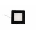 Synergy 21 Downlight Square / 4000K Schwarz / 12V / 76 x 76 x 10mm Möbelleuchte mit AMP Stecker - 248395 - 1