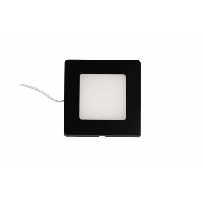 Synergy 21 Downlight Square / 4000K Schwarz / 12V / 76 x 76 x 10mm Möbelleuchte mit AMP Stecker - 248395 - 1