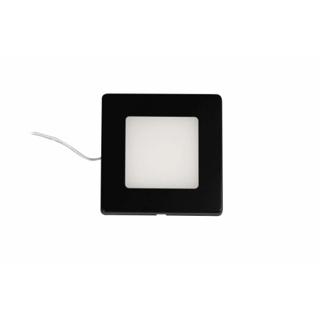 Synergy 21 Downlight Square / 4000K Schwarz / 12V / 76 x 76 x 10mm Möbelleuchte mit AMP Stecker - 248395 - 1