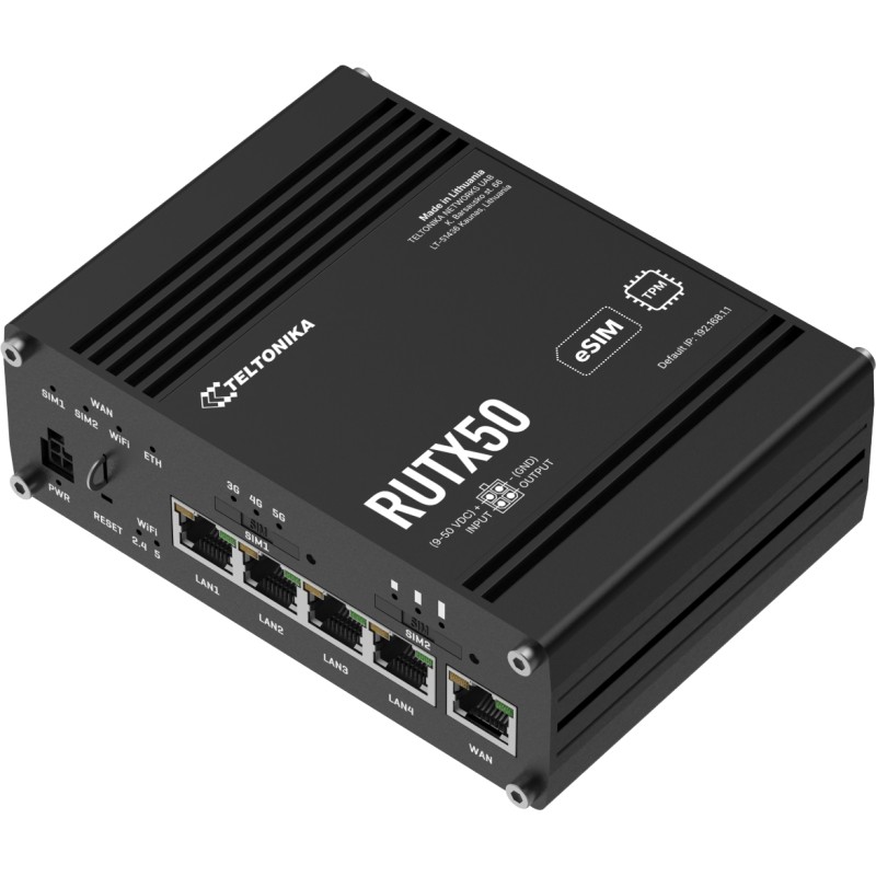 Teltonika · Router · RUTX50 · 5G Modem Router/WLAN - 212034 - 6