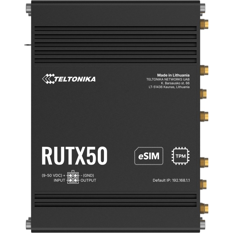 Teltonika · Router · RUTX50 · 5G Modem Router/WLAN · eSIM - 252563 - 5