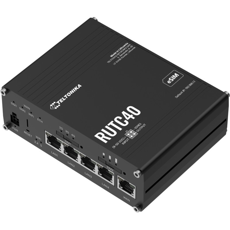Teltonika · Router · RUTC40 · 4G Edge Router - 252744 - 2