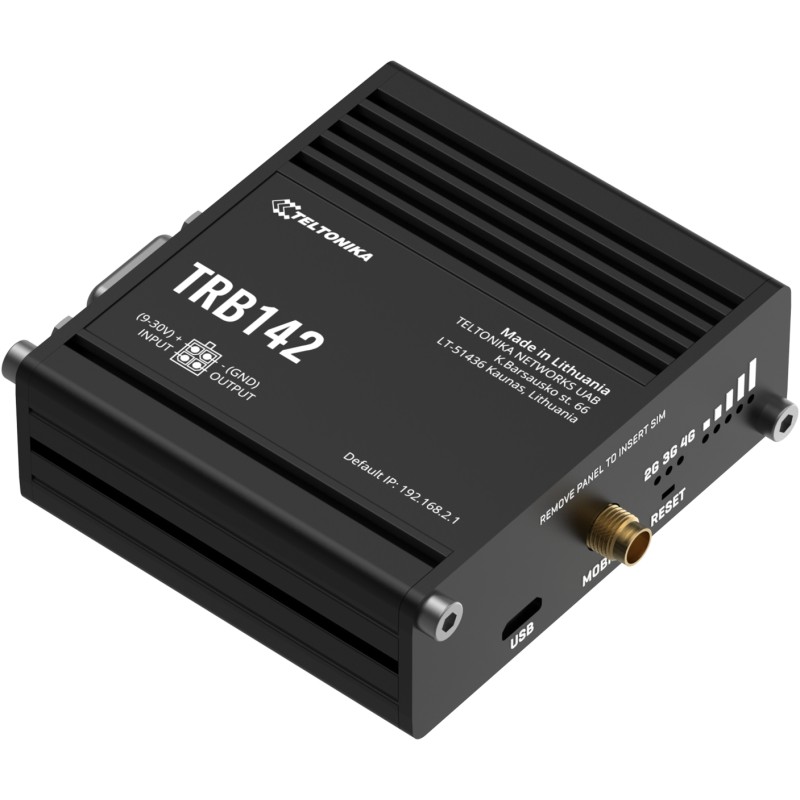 Teltonika · Gateway · TRB142 · LTE CAT4 RS232 - 163645 - 6