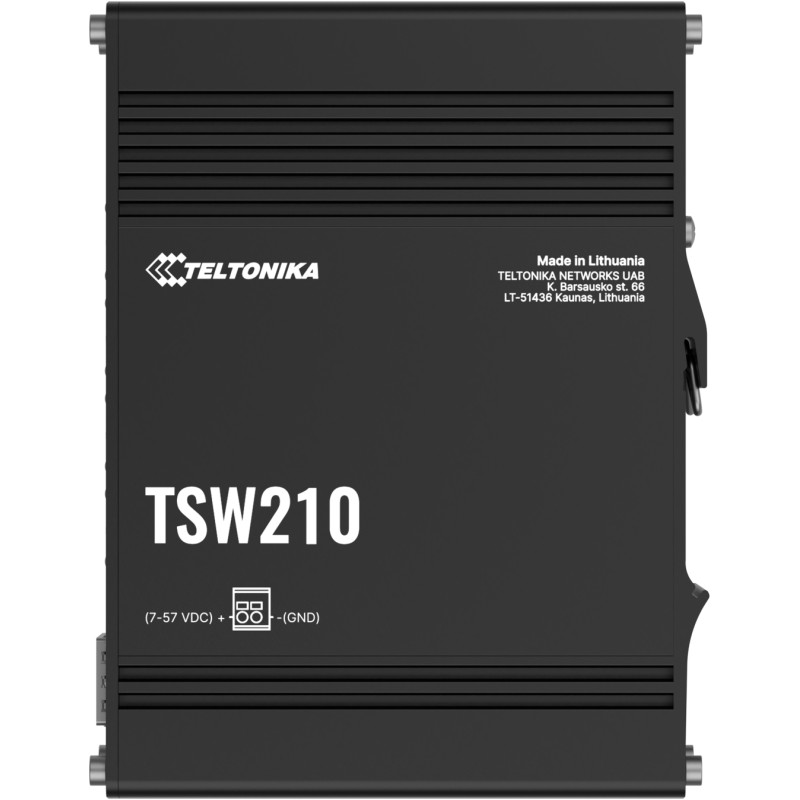 Teltonika · Switch · TSW210 · 8 Port Gigabit Industrial unmanaged Switch, 2 SFP - 211419 - 2