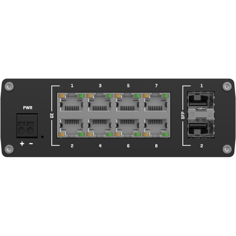 Teltonika · Switch · TSW210 · 8 Port Gigabit Industrial unmanaged Switch, 2 SFP - 211419 - 5