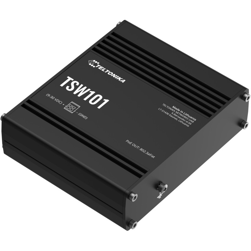 Teltonika · Switch · TSW101 · 5 Port Gigabit Industrial unmanaged POE Switch - 212049 - 3