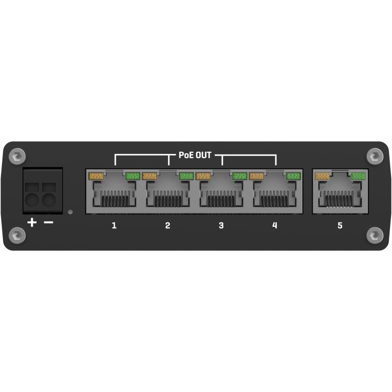 Teltonika · Switch · TSW101 · 5 Port Gigabit Industrial unmanaged POE Switch - 212049 - 5