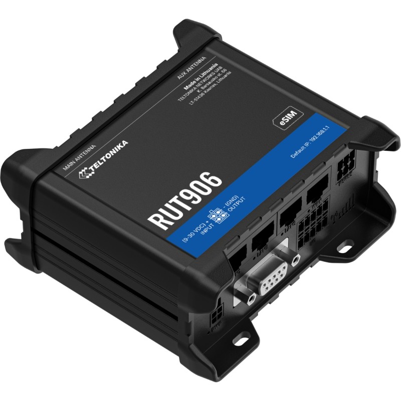 Teltonika · Router · RUT906 · LTE Modem Router/WLAN · eSIM - 252555 - 4