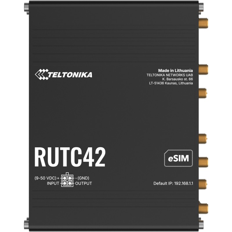 Teltonika · Router · RUTC42 · Dual Modem EDGE Router - 257395 - 1