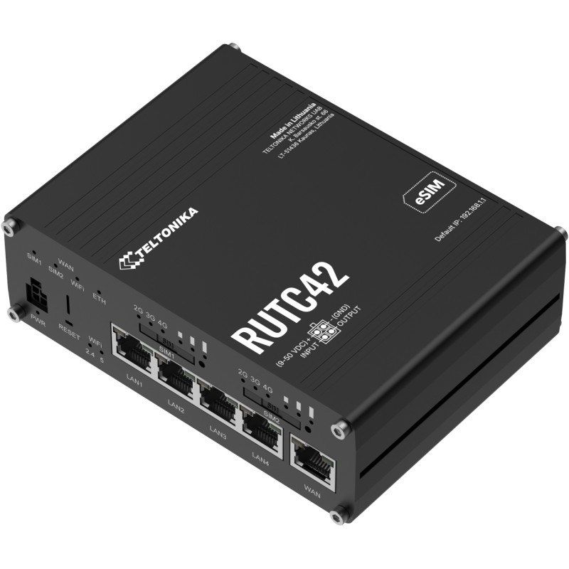 Teltonika · Router · RUTC42 · Dual Modem EDGE Router - 257395 - 2
