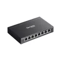 TP-Link Switch easy managed 8 Port &bull 8x 1 GbE &bull PoE Budget 64 Watt &bull 8x PoE at &bull Lüfterlos, Omada &bull ES208GP 