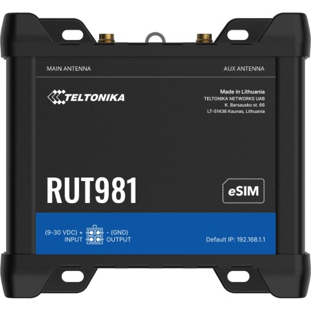 Teltonika · Router · RUT981 · GLOBAL 4G Router - 257391 - 1