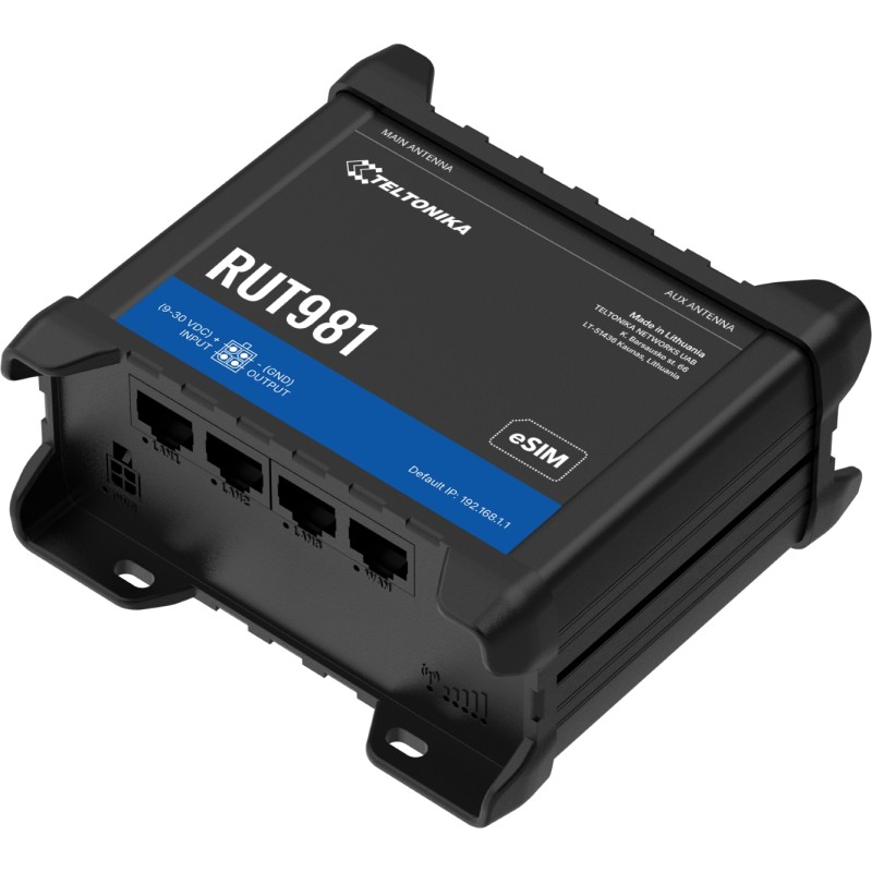 Teltonika · Router · RUT981 · GLOBAL 4G Router - 257391 - 2
