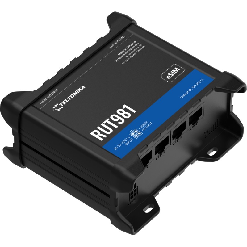 Teltonika · Router · RUT981 · GLOBAL 4G Router - 257391 - 3