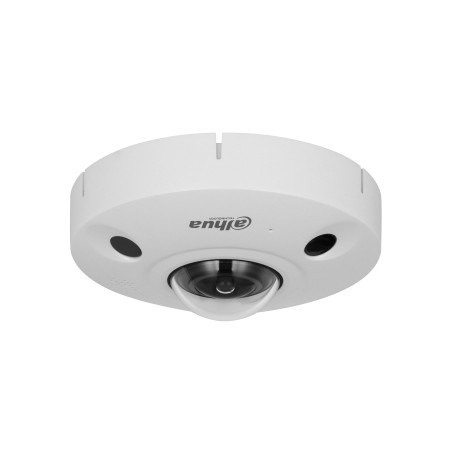 Dahua IP fisheye camera, 8 MP, 1.85 mm, IR 10 m, IP67, white - DH-IPC-EBW8842P-AS - 1