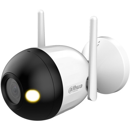 Dahua Entry IP-WLAN-Bullet-Kamera, 4 MP, 2,8 mm, IP67, weiß - DH-F4C-LED-0280B-EUR - 1