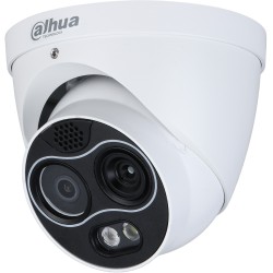 Dahua IP thermal eyeball camera, 4MP, 2/2 mm, IR 30m, IP67, white - DHI-TPC-DF1241-B2F2-DW-S8 - 1
