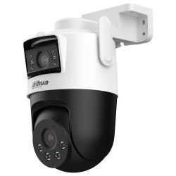 IP-WLAN-PT-Dome-Kamera, 2 x 3 MP, 2,8/6 mm, IR 30/50 m, IP66, weiß - DH-IPC-P3DP-3F-PV-0280B/0600B-EUR - 1