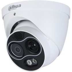 Dahua IP thermal eyeball camera, 4MP, 2/2 mm, IR 30m, IP67, white - DHI-TPC-DF1241-TB2F2-DW-S8 - 1
