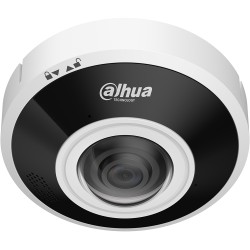 Dahua IP fisheye camera, 6 MP, 1.68 mm, IR 15 m, IP67, IK10, white - DH-IPC-EBW5641P-AS - 1