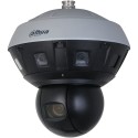 Dahua IP-Panorama-PTZ-Dome-Kamera, 4/16 MP, 2,8/5,5 - 220 mm, IR 400 m, IP66, grau, schwarz - DH-PSDW81642MP-A360-D440-DC36V-S3 