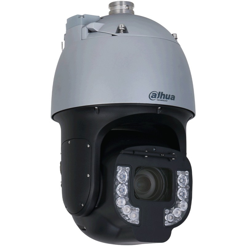 Dahua IP-PTZ-Dome-Kamera, 8 MP, 6,25 - 300 mm, IR 500 m, IP67, grau, schwarz - DH-SD8C848PA1-HNF - 3