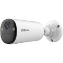 4G IP-Bullet-Kamera, 4 MP, 2,1 mm, IR 15 m, mit Solarpanel, inkl. Akku 6,5 Ah, IP66, weiß - DH-KIT-EUR/IPC-BF4CP-4G-0210B-XL-Pea