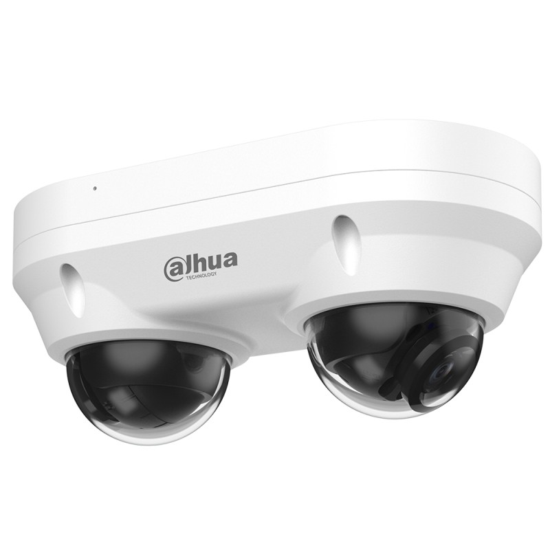 IP-Dual-Head-Dome-Kamera, 2x 4 MP, 2,8 mm, IR 30 m, IP67, IK10, weiß - DH-IPC-HDBW2449FP-AS-E2-IL-0280B - 1