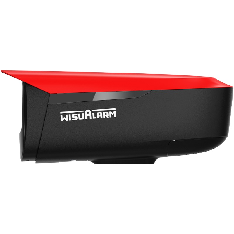 IP-Thermal-Bullet-Kamera, Flame Detection, 5 MP, 3,2/4 mm, IR 50 m, IP67, rot, schwarz - DHI-HY-FT443HFP-TD3F4 - 2