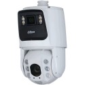 IP-Panorama-PTZ-Dome-Kamera, 2x 4 MP, 4/4,8 - 115 mm, IR 150 m, IP66, weiß - DH-SDT7C424-4F-ZBZJ-APV-0400 - 1
