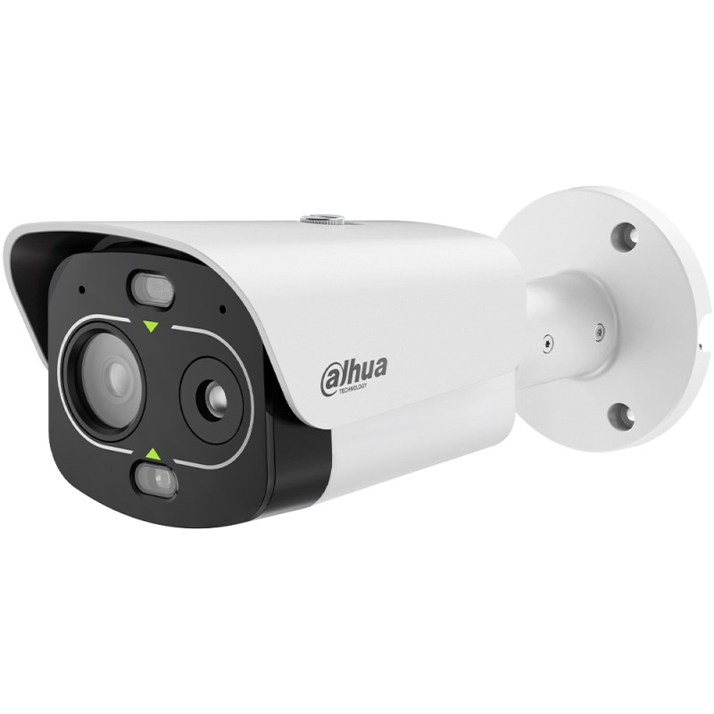 IP-Thermal-Bullet-Kamera, 4 MP, 10/12 mm, IR 50 m, IP67, IK10, weiß - DHI-TPC-BF1241-TB10F12-DW-S8-V1 - 1