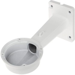 Wall mount - For dome positioning cameras - Aluminum - White color - Maximum load 3.6 kg - Cable pin