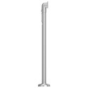 Bodenhalterung, Metall, silber