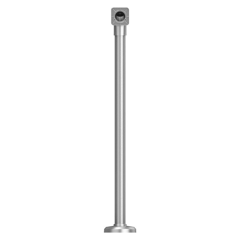 Bodenhalterung, Metall, silber